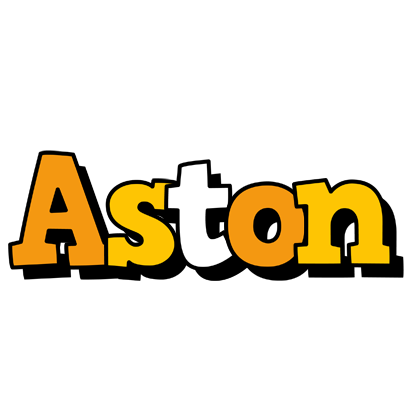 Aston cartoon logo