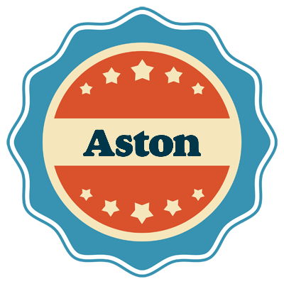 Aston labels logo