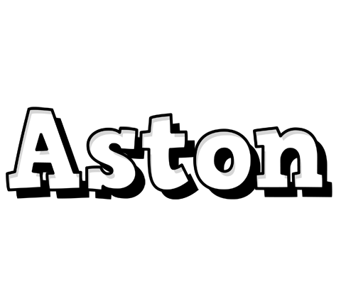 Aston snowing logo