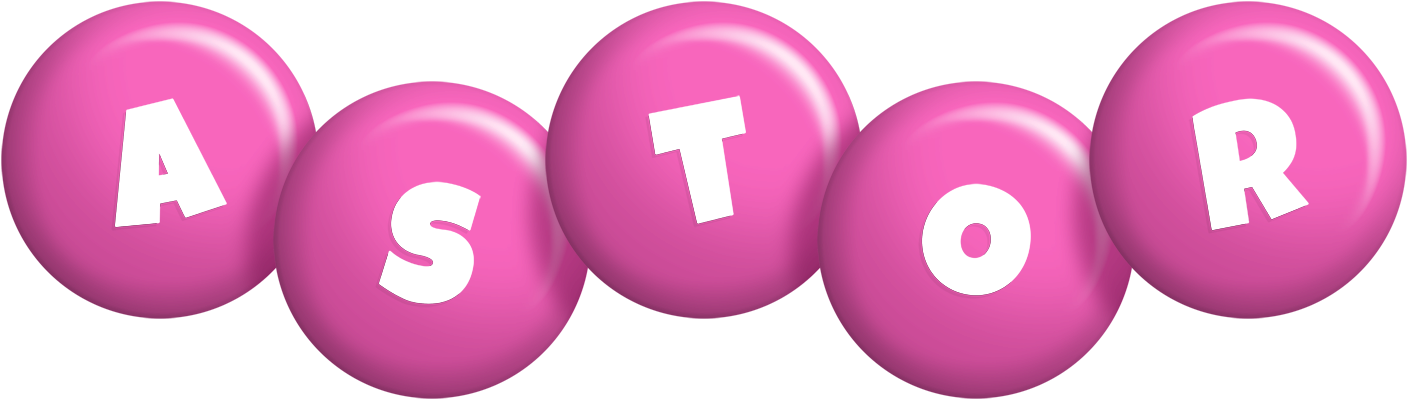 Astor candy-pink logo