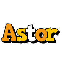 Astor cartoon logo