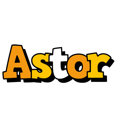 Astor cartoon logo