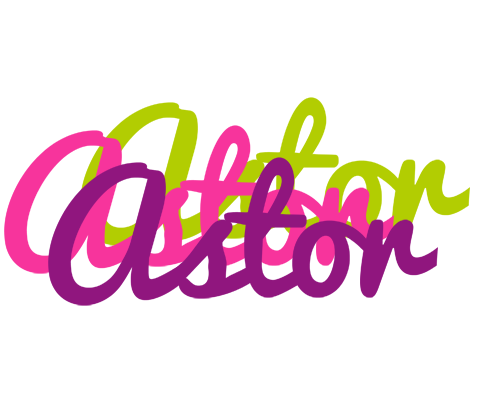 Astor flowers logo