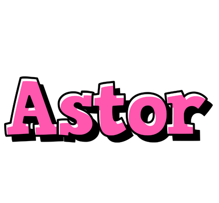 Astor girlish logo
