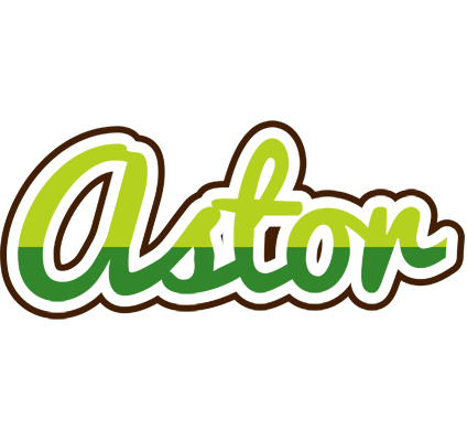 Astor golfing logo
