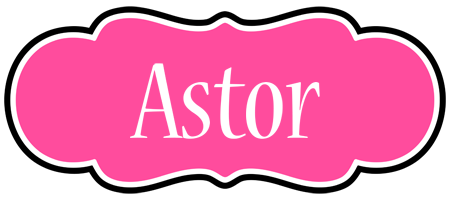 Astor invitation logo