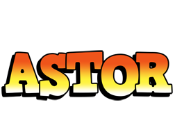 Astor sunset logo