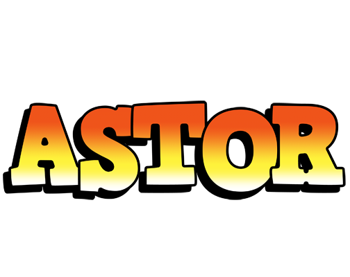Astor sunset logo