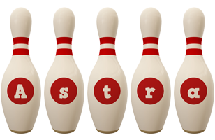 Astra bowling-pin logo