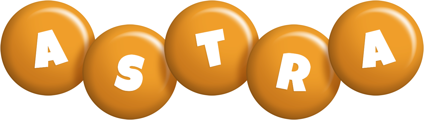 Astra candy-orange logo