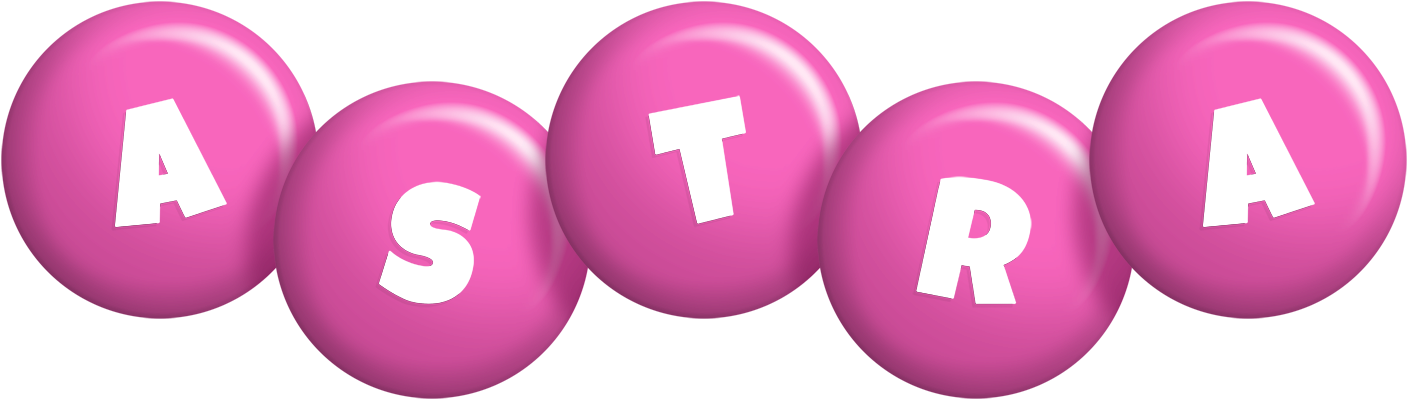 Astra candy-pink logo