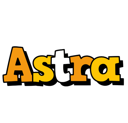 Astra cartoon logo