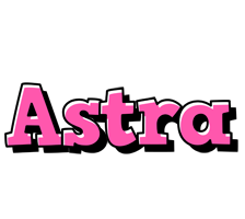 Astra girlish logo