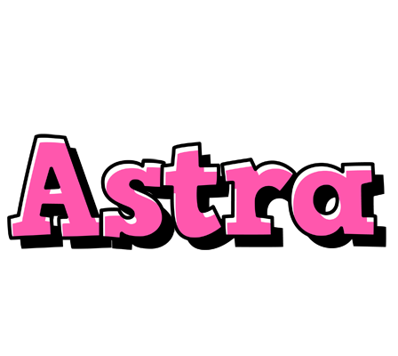 Astra girlish logo