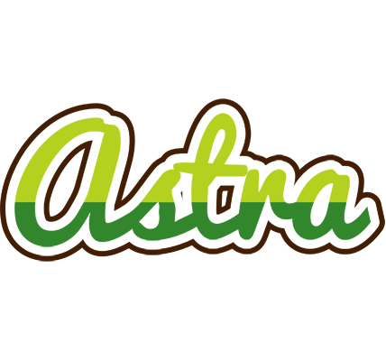 Astra golfing logo