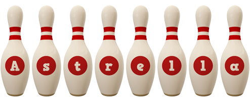 Astrella bowling-pin logo