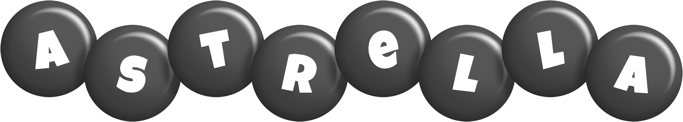 Astrella candy-black logo