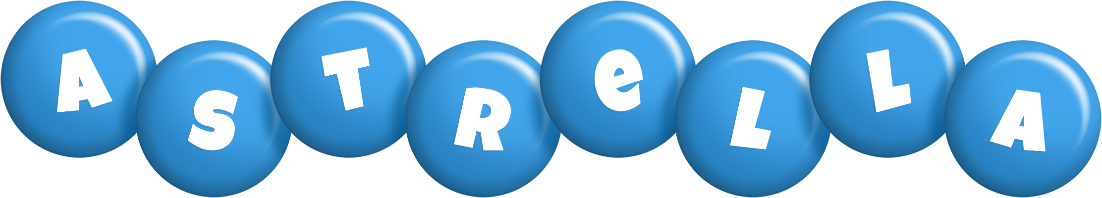 Astrella candy-blue logo