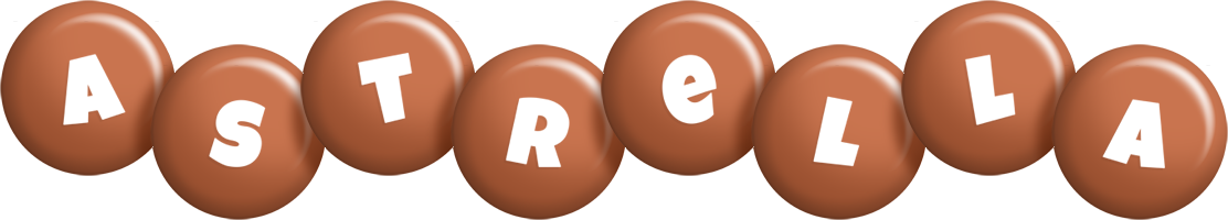 Astrella candy-brown logo