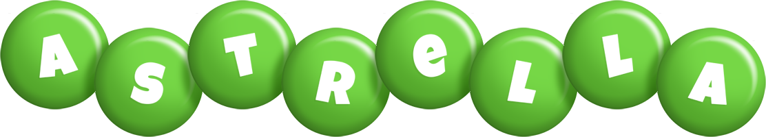 Astrella candy-green logo