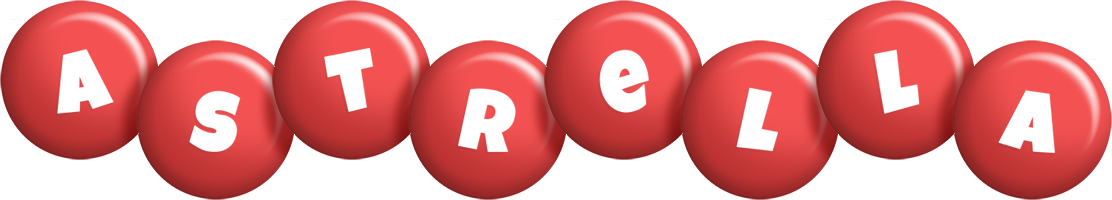 Astrella candy-red logo