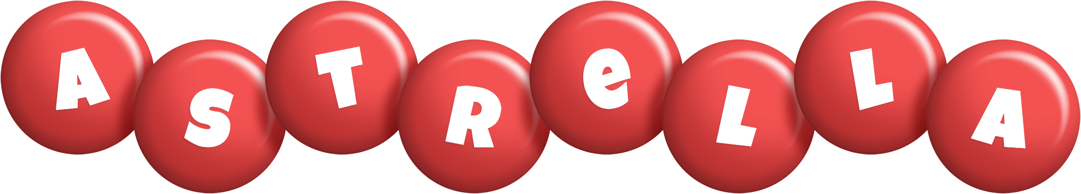 Astrella candy-red logo
