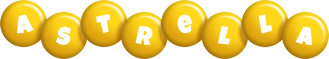 Astrella candy-yellow logo