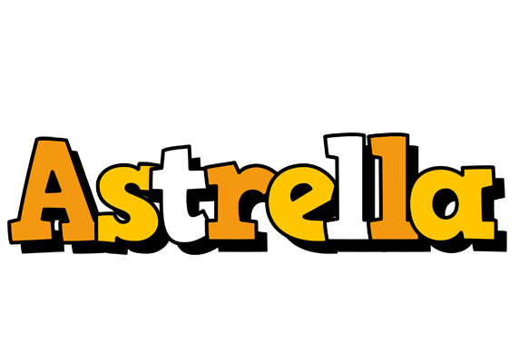 Astrella cartoon logo