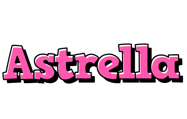 Astrella girlish logo