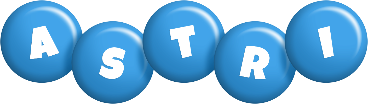 Astri candy-blue logo