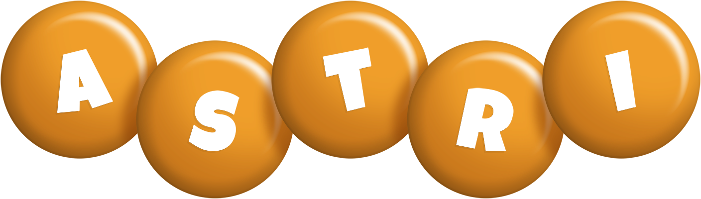 Astri candy-orange logo