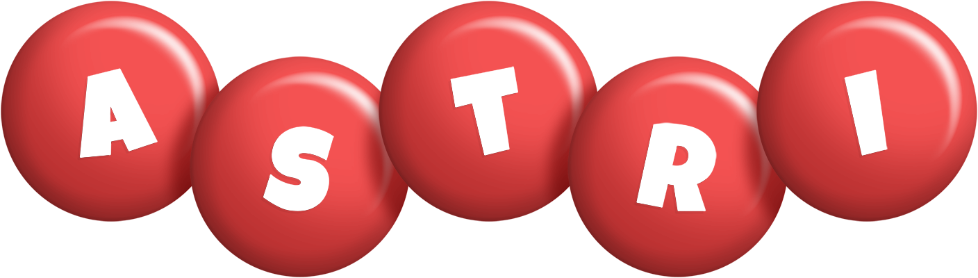 Astri candy-red logo