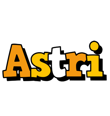 Astri cartoon logo