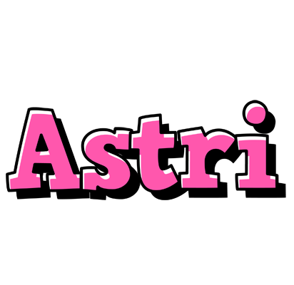Astri girlish logo