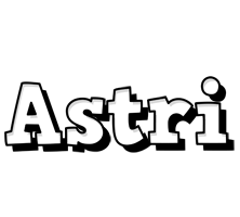 Astri snowing logo