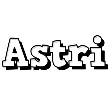 Astri snowing logo