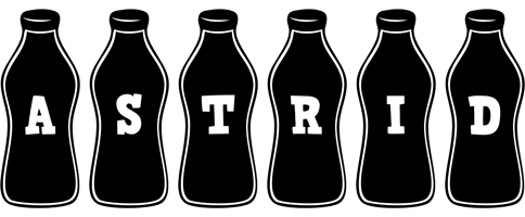 Astrid bottle logo