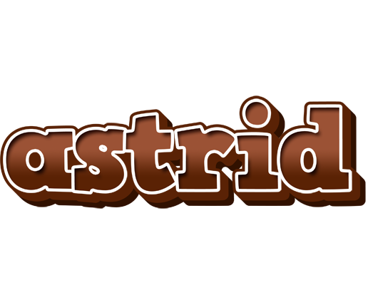 Astrid brownie logo
