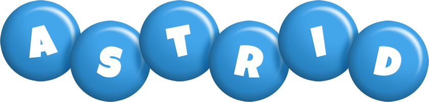 Astrid candy-blue logo