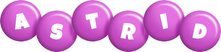 Astrid candy-purple logo