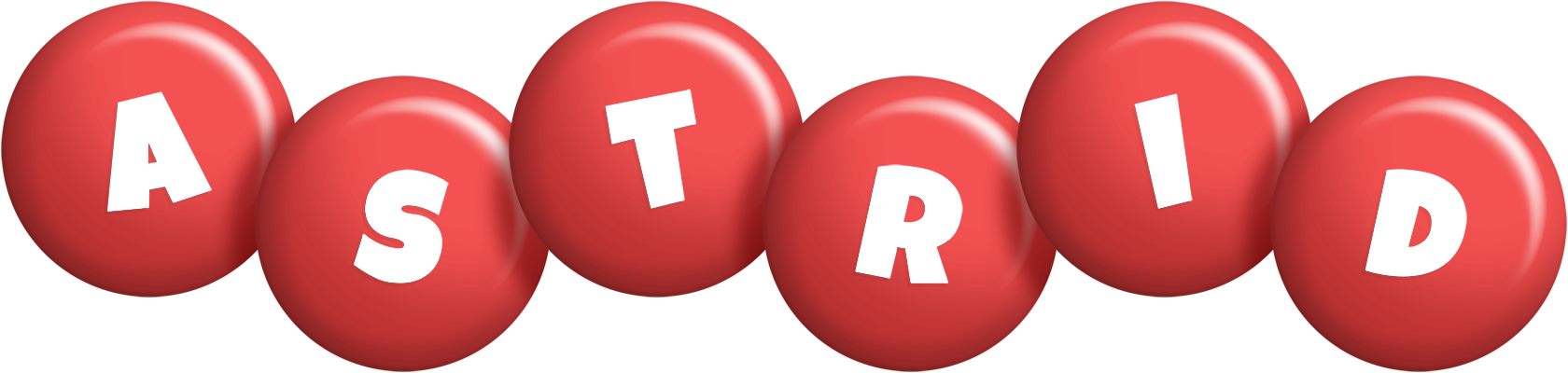 Astrid candy-red logo