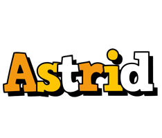 Astrid cartoon logo
