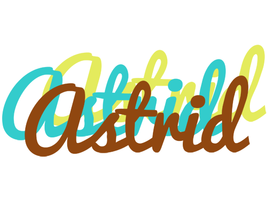 Astrid cupcake logo