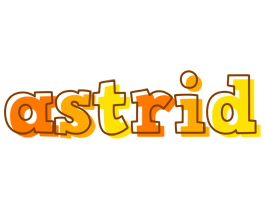 Astrid desert logo