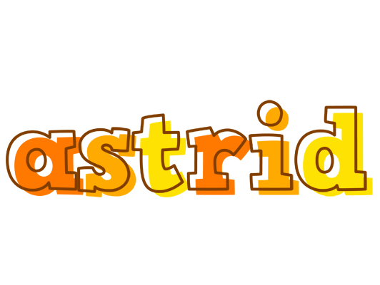 Astrid desert logo