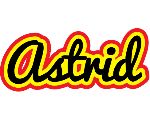 Astrid flaming logo