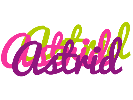 Astrid flowers logo