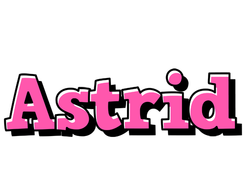 Astrid girlish logo