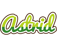 Astrid golfing logo