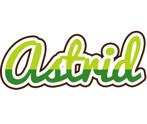 Astrid golfing logo